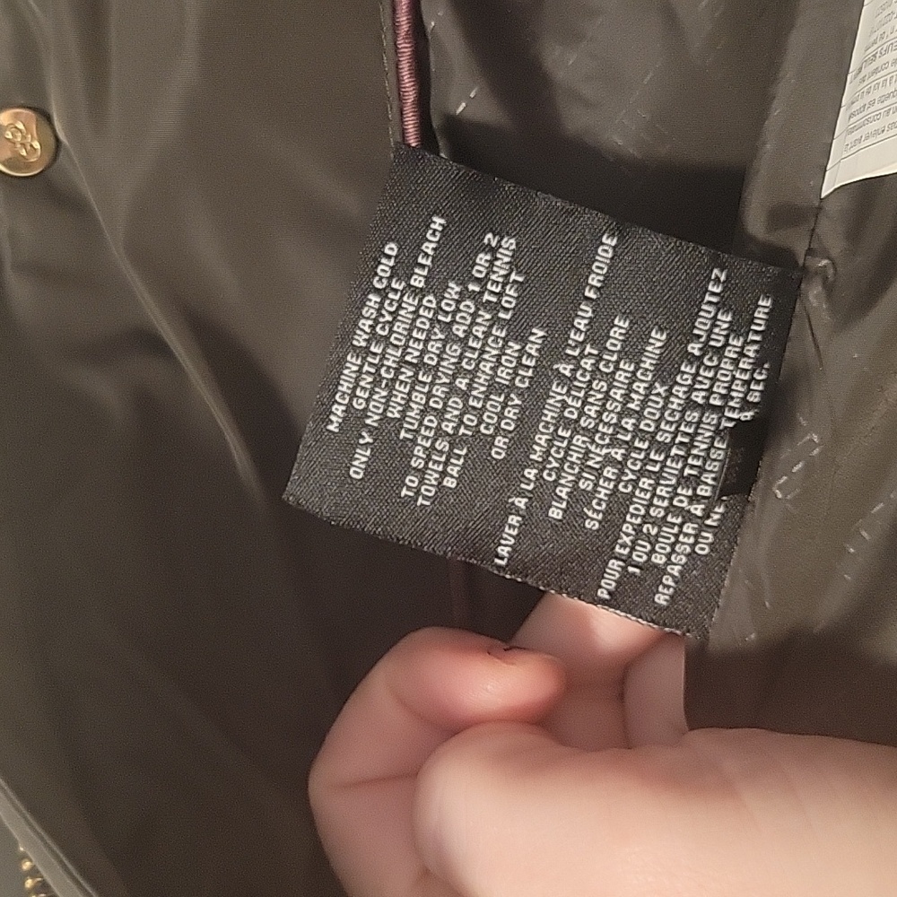Cole Haan Faux Fur Trim Puffer Jacket - Picture 11 of 11